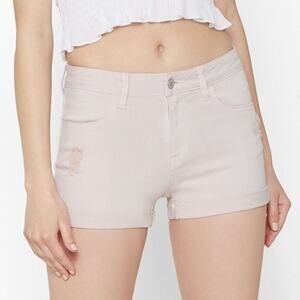 PacSun Maggie pink super stretch shortie shorts